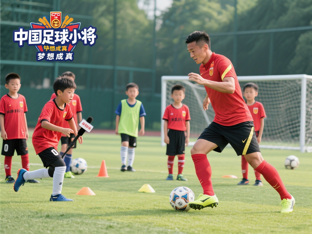 在“中国足球小将”的一场训练课中，毛剑卿