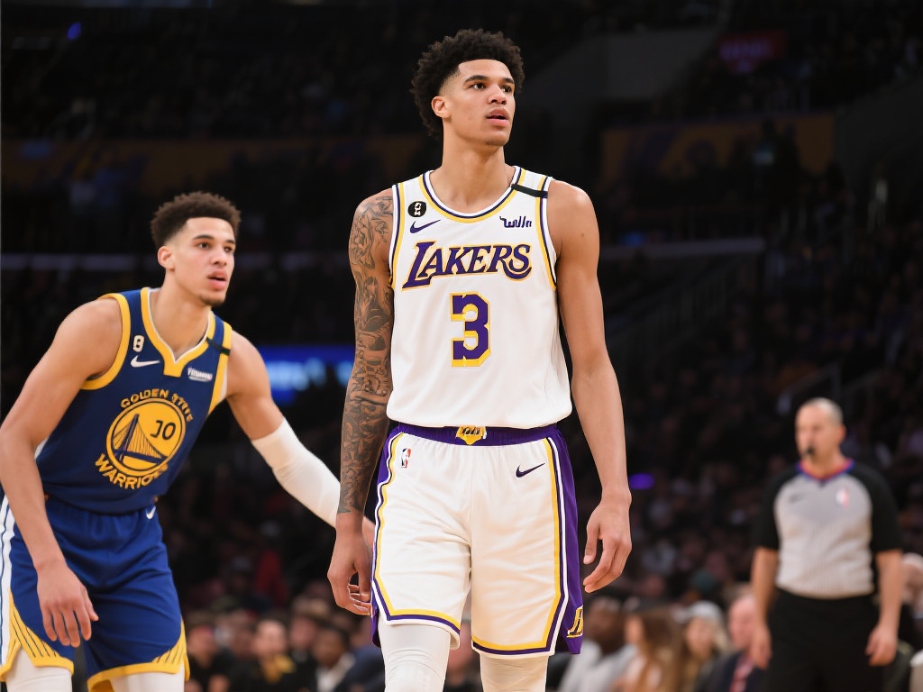 湖人与勇士的较量成NBA季后赛新热点 新人表现成关键:无论是湖人的新秀登场,还